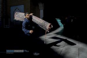 ضیافت افطار در صحن ملکوتی حرم کریمه اهلبیت (س)