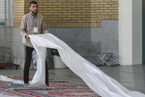 ضیافت افطار در صحن ملکوتی حرم کریمه اهلبیت (س)