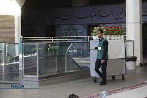 ضیافت افطار در صحن ملکوتی حرم کریمه اهلبیت (س)