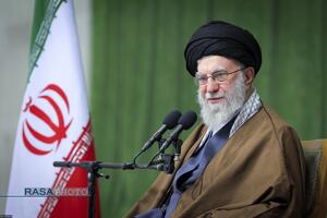 رهبر بزرگ آزادی خواهان جهان حضرت آیت‌الله‌العظمی خامنه ای به ملکوت اعلی پیوست