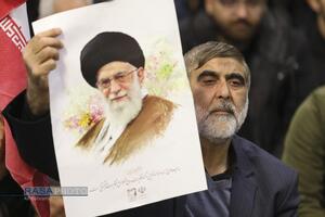تجمع مردم قم در پی اعلام خبر شهادت رهبر معظم انقلاب