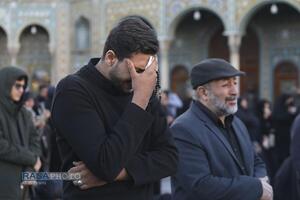 تجمع مردم قم در پی اعلام خبر شهادت رهبر معظم انقلاب