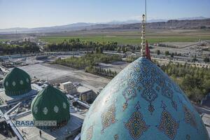آئین تعویض پرچم مسجد مقدس جمکران در پی شهادت حضرت آیت‌الله‌العظمی خامنه‌ای (قدس‌سره)