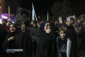 خروش انتقامی مردم قم در شب عزاداری شهادت امام خامنه‌ای (قدس‌سره)