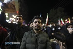 خروش انتقامی مردم قم در شب عزاداری شهادت امام خامنه‌ای (قدس‌سره)