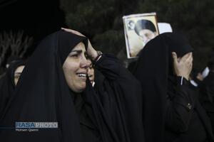 خروش انتقامی مردم قم در شب عزاداری شهادت امام خامنه‌ای (قدس‌سره)