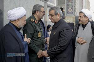 مجلس عزای شهادت رهبر معظم انقلاب (ره) در حرم مطهر رضوی
