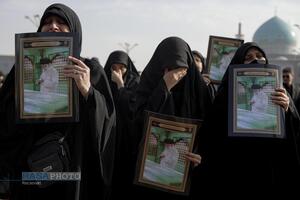 مجلس عزای شهادت رهبر معظم انقلاب (ره) در حرم مطهر رضوی