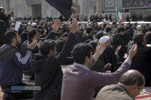 مجلس عزای شهادت رهبر معظم انقلاب (ره) در حرم مطهر رضوی