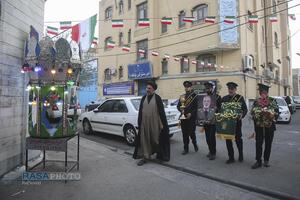 حضور خادمان حرم حضرت معصومه (س) در منزل سپهبد شهید عبدالرحیم موسوی