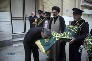 حضور خادمان حرم حضرت معصومه (س) در منزل سپهبد شهید عبدالرحیم موسوی