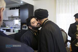 حضور خادمان حرم حضرت معصومه (س) در منزل سپهبد شهید عبدالرحیم موسوی