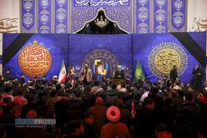مراسم وداع با پیکر ۸ شهید حملات آمریکایی صهیونیستی اخیر به شهر مقدس قم