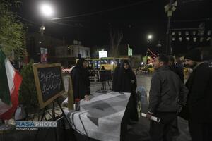 برپایی ایستگاه‌های صلواتی در پی شهادت رهبر انقلاب