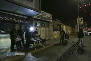 برپایی ایستگاه‌های صلواتی در پی شهادت رهبر انقلاب