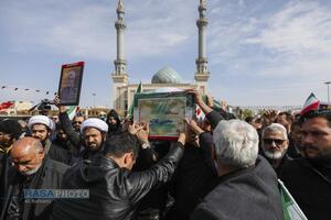 مراسم تشییع پیکر شهید حجت الاسلام محسن مهدوی کلاته