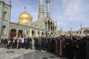 مراسم تشییع پیکر شهید حجت الاسلام محسن مهدوی کلاته