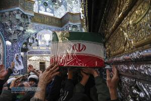 تشییع 13 شهید حملات اخیر دشمن در قم
