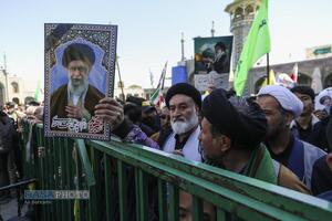 تشییع 13 شهید حملات اخیر دشمن در قم