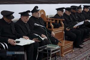 مراسم گرامیداشت رهبر شهید انقلاب در حرم مطهر رضوی