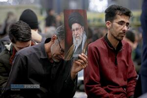 اجتماع عزاداران رهبر شهید انقلاب در حرم مطهر رضوی