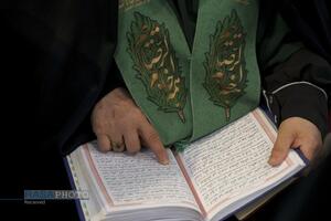 اجتماع عزاداران رهبر شهید انقلاب در حرم مطهر رضوی