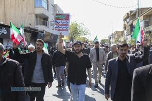 راهپیمایی مردم قم در محکومیت تجاوز آمریکا و رژیم صهیونیستی به کشور