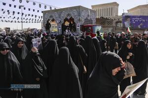 تشییع ۶ شهید تجاوز آمریکا و رژیم صهیونیستی به قم