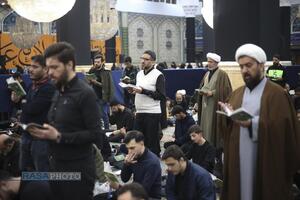 مراسم احیاء شب ۱۹ ماه مبارک رمضان در مسجد مقدس جمکران