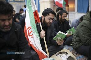 مراسم احیاء شب ۱۹ ماه مبارک رمضان در مسجد مقدس جمکران