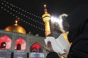 احیا شب بیست و یکم ماه مبارک رمضان ۱۴۰۴ در حرم مطهر رضوی