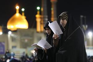 احیاء شب بیست و سوم ماه مبارک رمضان در حرم کریمه اهلبیت (س)
