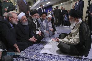 عکس‌هایی از شهید دکتر علی لاریجانی در کنار رهبر شهید انقلاب