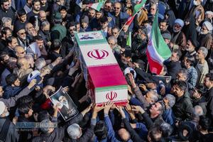 تشییع شهید دکتر علی لاریجانی در قم