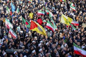 تشییع شهید دکتر علی لاریجانی در قم
