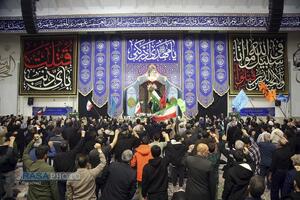 لحظه تحویل سال ۱۴۰۵ در حرم حضرت فاطمه معصومه (س)