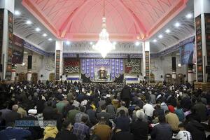 لحظه تحویل سال ۱۴۰۵ در حرم حضرت فاطمه معصومه (س)