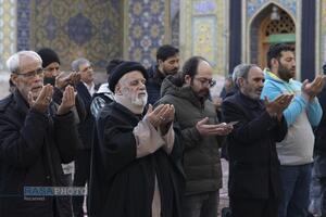 اقامه نماز عید سعید فطر در حرم مطهر رضوی
