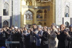 اقامه نماز عید سعید فطر در حرم مطهر رضوی