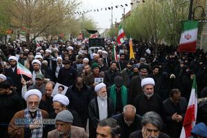 تشییع پیکر شهید خطیب در قم