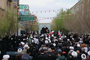 تشییع پیکر شهید خطیب در قم