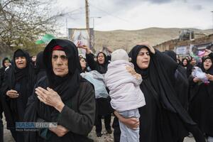تشییع با شکوه پیکر شهید رسولی بهاروند در روستای ناصروند