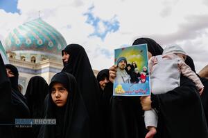 تشییع پیکر ۱۷ شهید تجاوز آمریکایی صهیونی به پردیسان