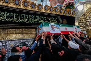 تشییع پیکر ۱۷ شهید تجاوز آمریکایی صهیونی به پردیسان