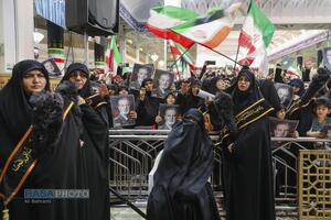 وداع با شهید سپهبد عبدالرحیم موسوی در حرم کریمه اهل بیت (س)