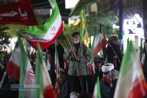 تمجع مردم قم در خونخواهی رهبر شهید انقلاب و حمایت از نیروهای مسلح