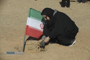 غرس ۶۵۰۰ نهال به یاد رهبر شهید انقلاب و شهدای جنگ تحمیلی سوم
