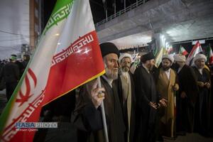 حضور اساتید و فضلای حوزه در تجمعات حمایت از نظام و خونخواهی امام شهید
