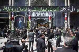 عزاداری هیئات مذهبی قم در روز شهادت حضرت امام صادق (ع)