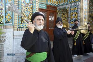 عزاداری هیئات مذهبی قم در روز شهادت حضرت امام صادق (ع)